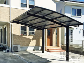 のカーポート ネスカR (ラウンドスタイル) 積雪〜20cm対応 施工例