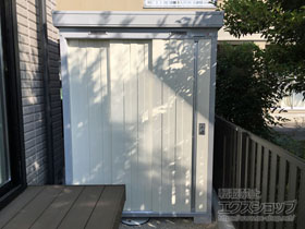 の物置・屋外倉庫 ネクスタ 一般型 1530×1790×2020（NXN-28CS） NXN-28CS-FW 施工例