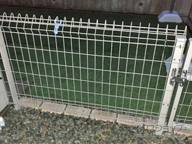 のフェンス・柵 G10 フリー支柱タイプ 施工例