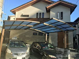 YKKAPのカーポート レイナポートグラン　積雪～20cm対応 施工例