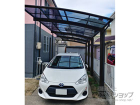 のカーポート プレシオスポート 縦連棟 積雪〜20cm対応 施工例