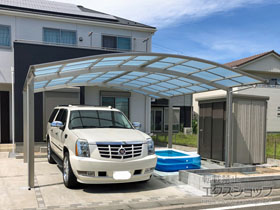 のカーポート レイナツインポートグラン　積雪〜20cm対応 施工例