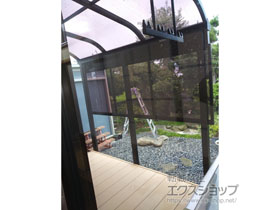 のテラス屋根 ソラリア R型 テラスタイプ 単体 積雪〜20cm対応 施工例