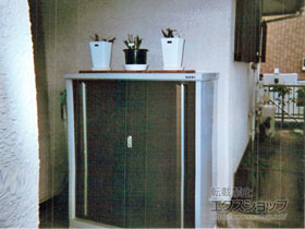 の物置・屋外倉庫 シンプリー 一般型 1320×615×1303 MJX-136C-TB 施工例