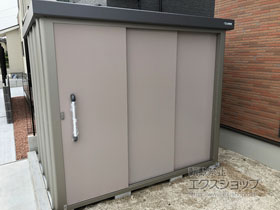 の物置・屋外倉庫 エスケーエイト  一般型 ( SK8-100-RZ) 施工例