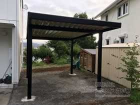 のカーポート テリオスポートIII 1500 角柱4本柱 積雪〜50cm対応 施工例
