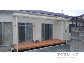 のテラス屋根 シュエット テラスタイプ 単体 積雪〜20cm対応 施工例