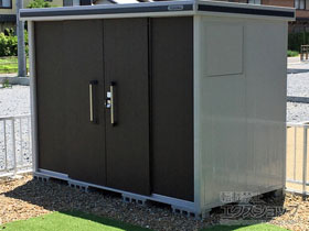 の物置・屋外倉庫 エルモ 一般型 2920×1520×2120 LMD-2915-DW 施工例