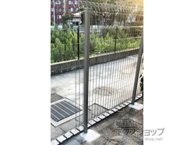 のフェンス・柵 【補修工事】イーネットフェンス1F型 自由柱 施工例