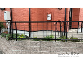 のフェンス・柵 ニュータウンリード 3型 フリー支柱タイプ 施工例