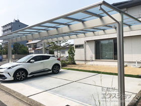 のカーポート エフルージュ トリプル 積雪〜20cm対応 施工例