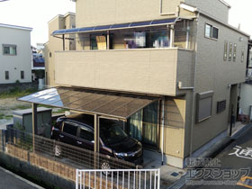 のカーポート ネスカR (ラウンドスタイル) 積雪〜20cm対応 施工例
