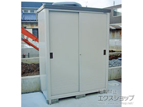 の物置・屋外倉庫 エポミニ 断熱構造 1500×750×1910 YMEM-1507H-GB 施工例