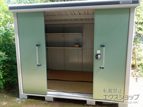 の物置・屋外倉庫 エルモ 一般型 2570×1870×2118（LMD-2518） LMD-2518-EG 施工例