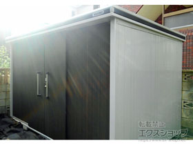 の物置・屋外倉庫 エルモ 一般型 3620×2220×2117（LMD-3622） LMD-3622-DW 施工例