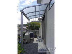 のテラス屋根 ソラリア R型 テラスタイプ 単体 積雪〜20cm対応 施工例