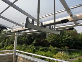 YKKAP�̃o���R�j�[���� �\�����A F�^ �����^�C�v �P�� �ϐ�`20cm�Ή� �{�H��