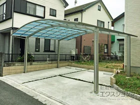 YKKAPのカーポート レイナツインポートグラン　積雪～20cm対応 施工例