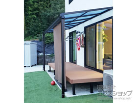 のテラス屋根 ソラリア F型 テラスタイプ 単体 積雪〜20cm対応 施工例