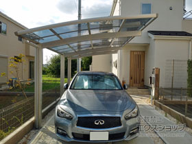 のカーポート レイナポートグラン 延長　積雪〜20cm対応 施工例