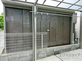 タクボの物置・収納・屋外倉庫 Mr.ストックマンダンディ 一般型 結露減少型 3600×1922×2110（ND-Z3619） ND-Z3619-B 施工例