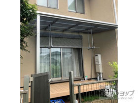 のテラス屋根 ソラリア F型 テラスタイプ 単体 積雪〜20cm対応 施工例