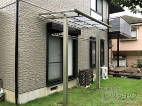 のテラス屋根 エフルージュグランZERO テラスタイプ 積雪〜20cm対応 施工例