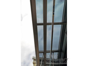 のバルコニー・ベランダ屋根 ソラリア F型 屋根タイプ 単体 積雪〜20cm対応 施工例