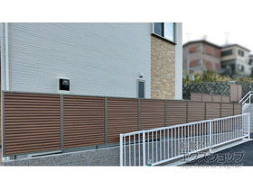 のフェンス・柵 シャトレナ M3型 フリー支柱タイプ 施工例