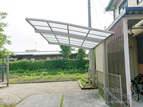 のカーポート ネスカR (ラウンドスタイル) 積雪〜20cm対応 施工例