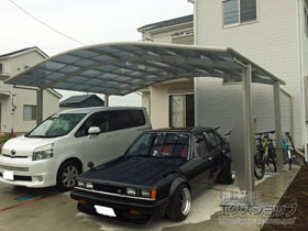 のカーポート レイナツインポートグラン　積雪〜20cm対応 施工例