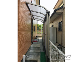 のテラス屋根 スピーネ R型 テラスタイプ 単体 積雪〜20cm対応 施工例