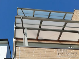 のバルコニー・ベランダ屋根 スピーネ R型 屋根タイプ 単体 積雪〜20cm対応 施工例