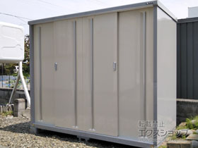 の物置・屋外倉庫 シンプリー 一般型 1940×905×1603（MJX-199DP） MJX-199DP-FW 施工例