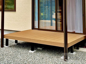 のウッドデッキ マージウッドデッキ 施工例