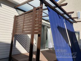 のテラス屋根 サザンテラス (パーゴラ仕様) テラスタイプ 単体 施工例