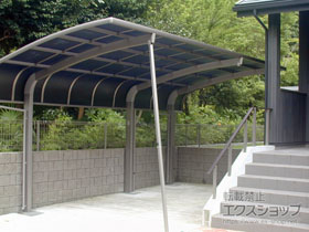 のカーポート テールポートシグマIII 延長 積雪〜20cm対応 施工例