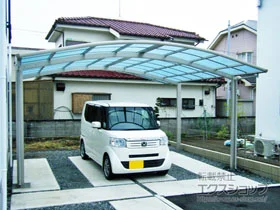 YKKAPのカーポート レイナツインポートグラン　積雪～20cm対応 施工例