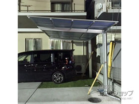 のカーポート ネスカＦ (フラットスタイル) 耐雪風圧強化パッケージ 積雪〜30cm対応 施工例