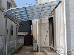 のテラス屋根 ソラリア R型 テラスタイプ 単体 積雪〜20cm対応 施工例