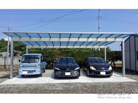 のカーポート エフルージュ トリプル 積雪〜20cm対応 施工例