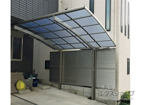 のカーポート ネスカR (ラウンドスタイル) 積雪〜20cm対応 施工例