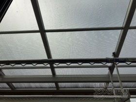 のバルコニー・ベランダ屋根 ソラリア F型 屋根タイプ 単体 積雪〜20cm対応 施工例