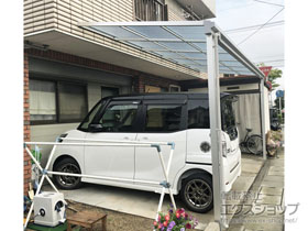 のテラス屋根 ソラリア F型 テラスタイプ 単体 積雪〜20cm対応 施工例