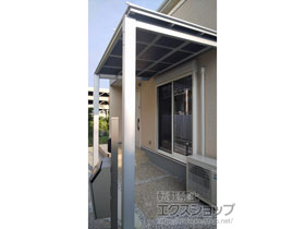 のテラス屋根 フーゴF 独立テラスタイプ 単体 積雪〜20cm対応 施工例