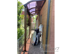 のテラス屋根 ソラリア R型 テラスタイプ 単体 積雪〜20cm対応 施工例