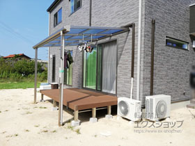 のテラス屋根 ソラリア F型 テラスタイプ 単体 積雪〜20cm対応 施工例