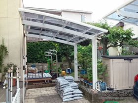 のカーポート ネスカR (ラウンドスタイル) 積雪〜20cm対応 施工例