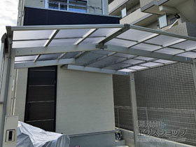 のカーポート エフルージュグラン M合掌　積雪〜20cm対応 施工例