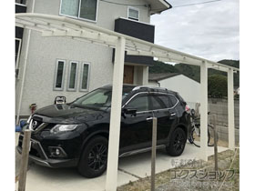 のカーポート レイナポートグラン 延長　積雪〜20cm対応 施工例